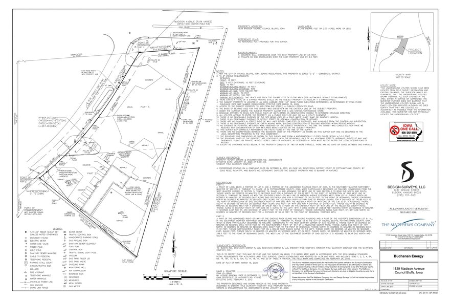 1839 Madison Ave, Council Bluffs, IA for lease - Site Plan - Image 3 of 4