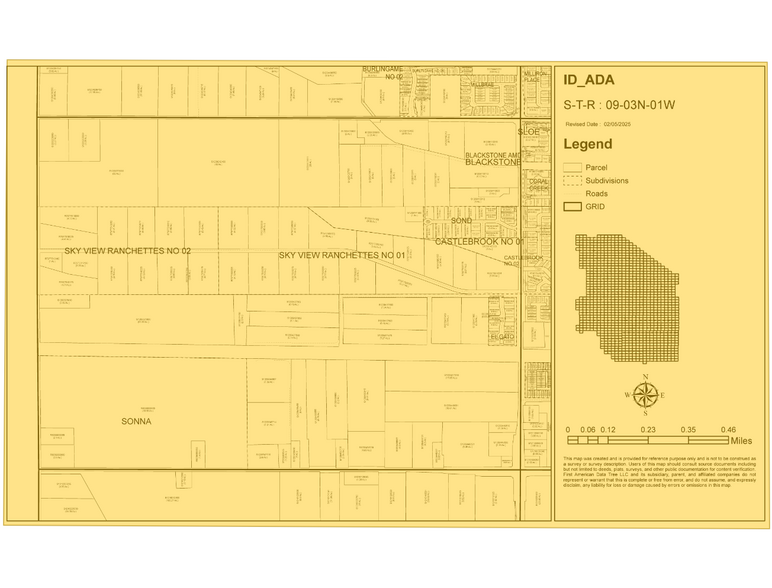 5132 W Franklin Rd, Meridian, ID à vendre - Plan cadastral - Image 3 de 3