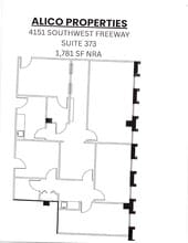 4151 Southwest Fwy, Houston, TX à louer Plan d’étage- Image 1 de 1