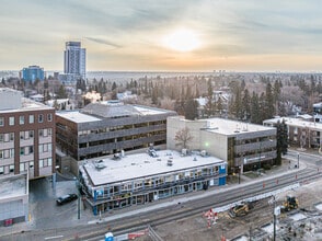 12411-12421 Stony Plain Rd NW, Edmonton, AB - AERIAL  map view