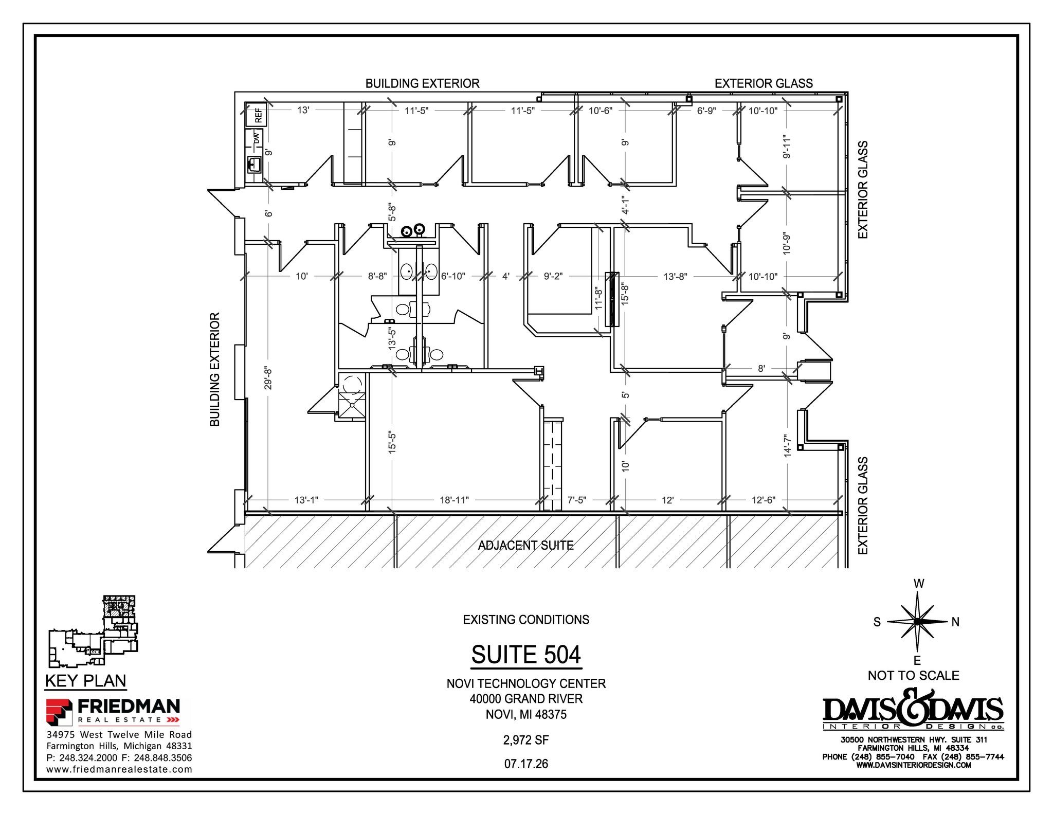 40000 Grand River Ave, Novi, MI à louer Plan d’étage- Image 1 de 2