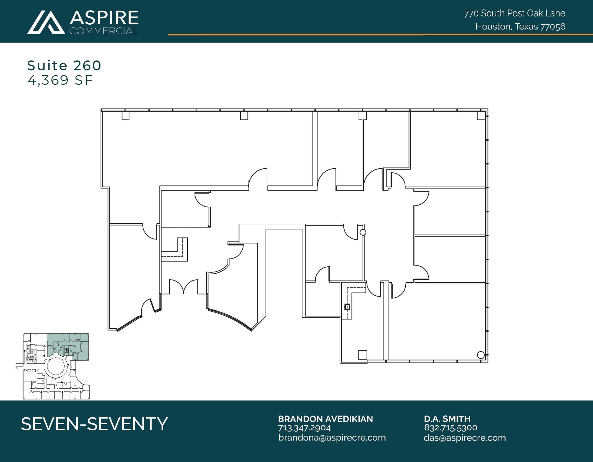770 S Post Oak Ln, Houston, TX for lease Floor Plan- Image 1 of 2