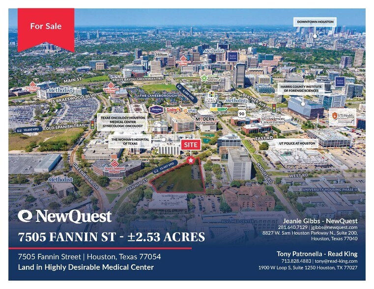 7505 Fannin St, Houston, TX à vendre - Photo principale - Image 1 de 6