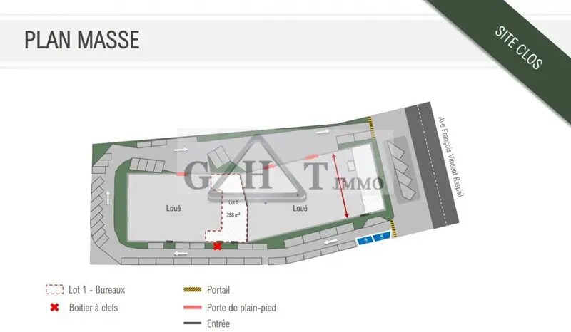 Office in Arcueil for lease - Site Plan - Image 3 of 21