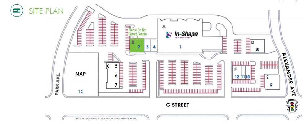 2969 G St, Merced, CA à louer - Plan de site - Image 2 de 4