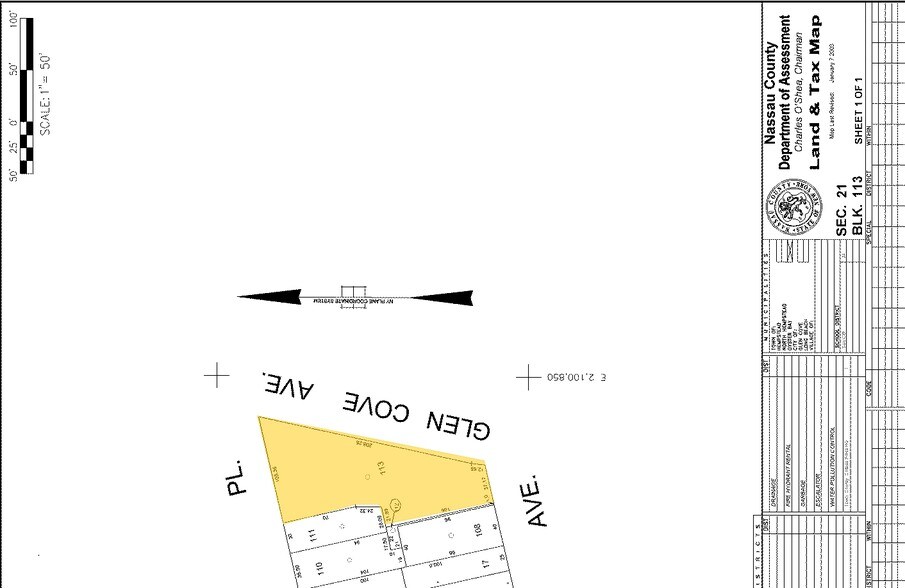 185 Glen Cove Ave, Sea Cliff, NY à louer - Plan cadastral - Image 3 de 3