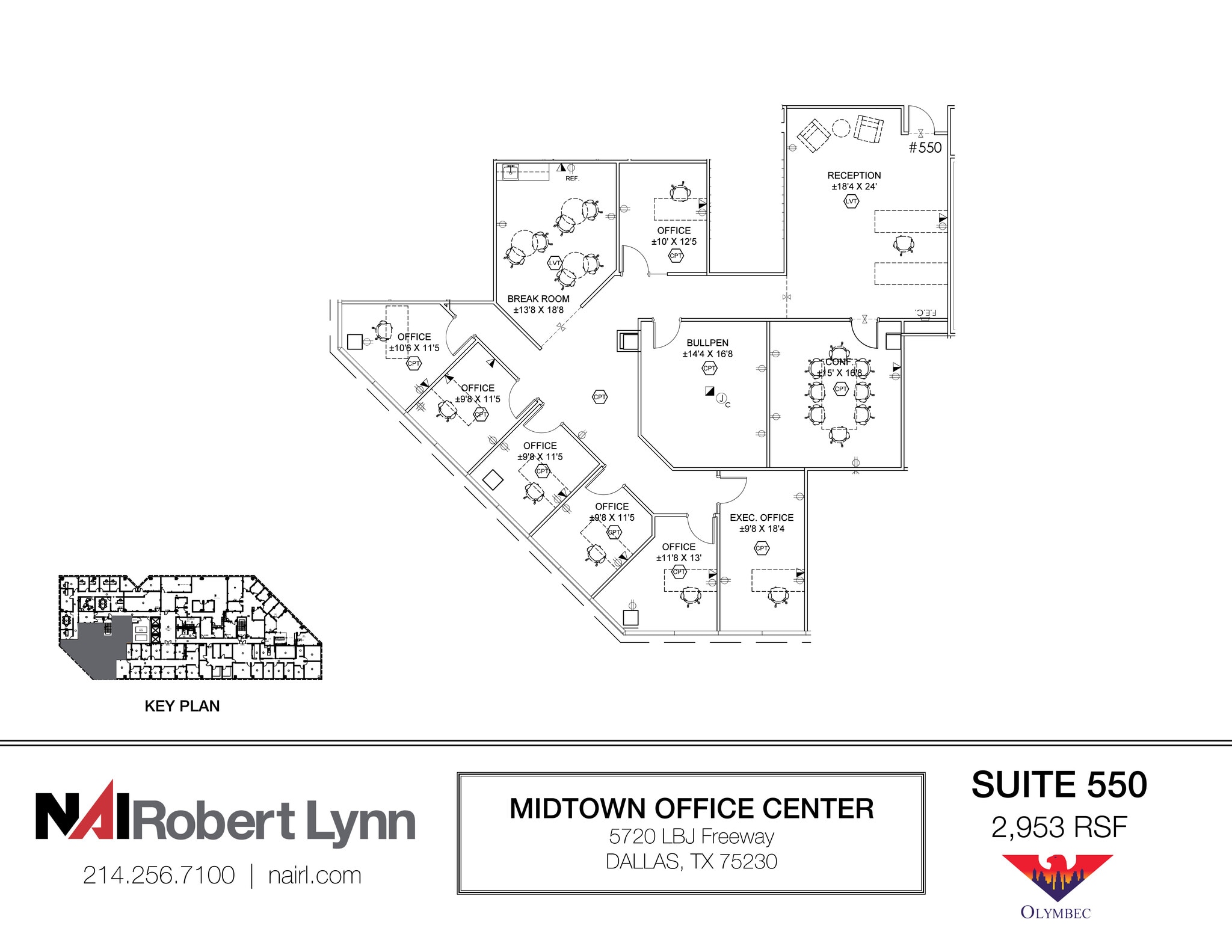 5720 Lyndon B Johnson Fwy, Dallas, TX for lease Floor Plan- Image 1 of 1