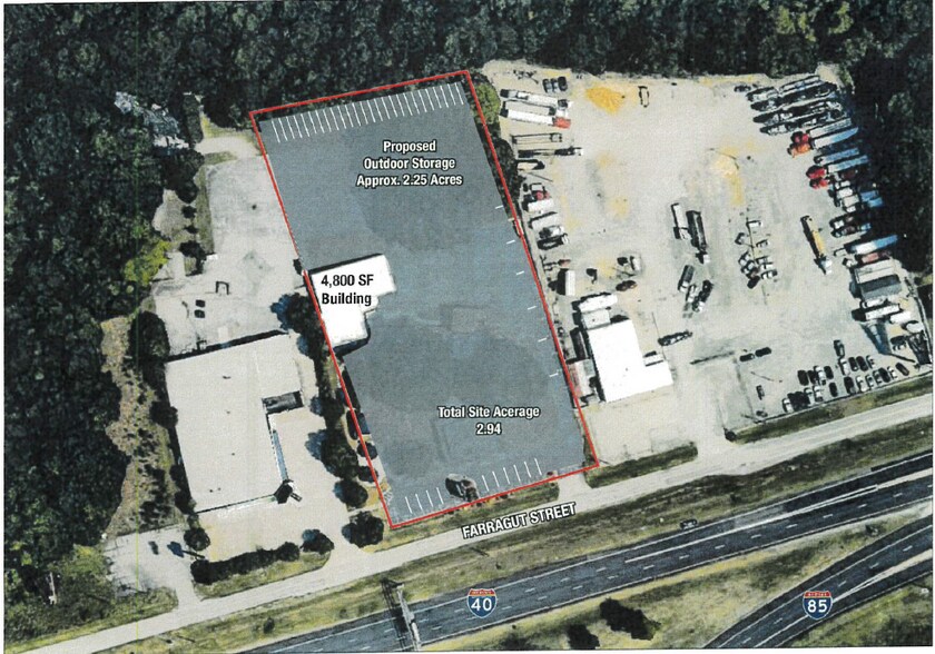 536 Farragut St, Greensboro, NC à vendre - Plan de site - Image 2 de 11