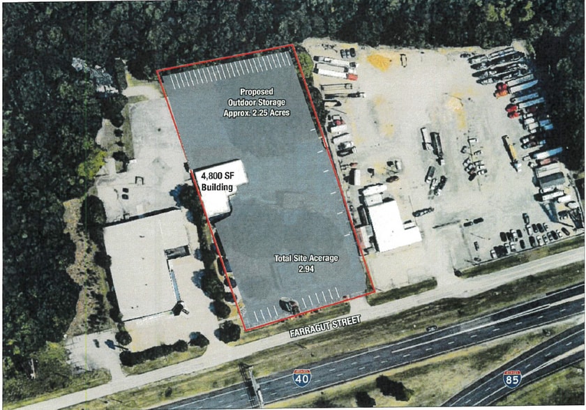 536 Farragut St, Greensboro, NC for sale - Site Plan - Image 2 of 11