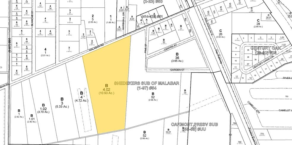 2605 Malabar Rd, Malabar, FL à louer - Plan cadastral - Image 2 de 5