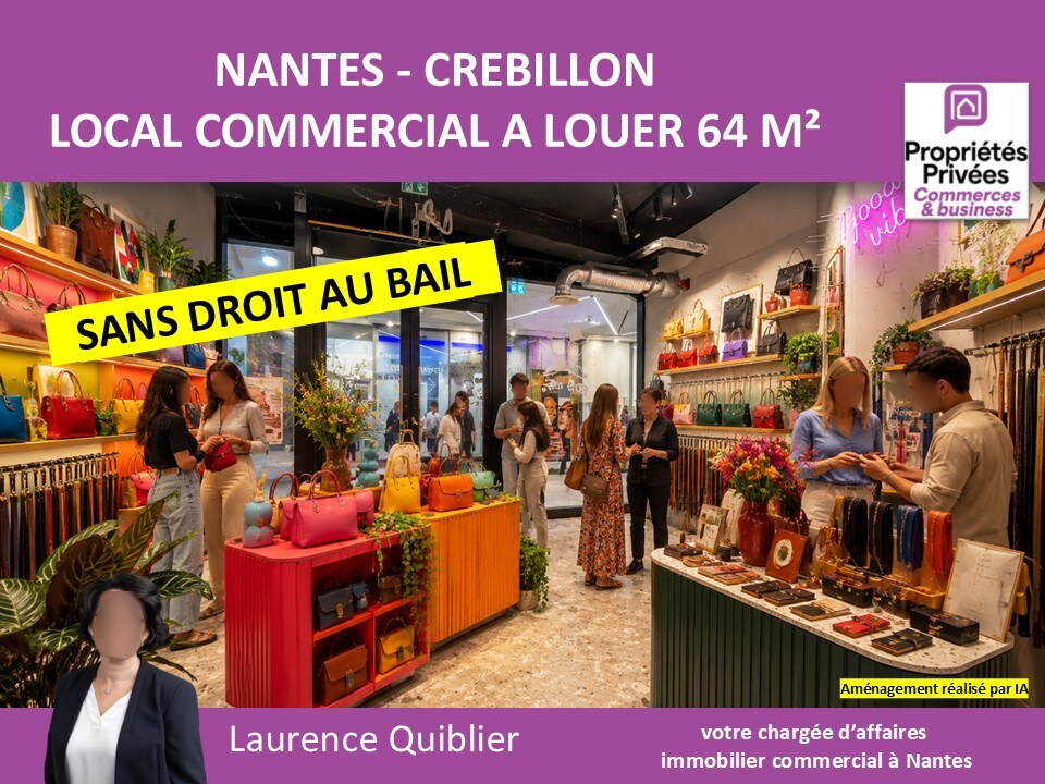 Commerce de détail dans Nantes à louer Photo du bâtiment- Image 1 de 8