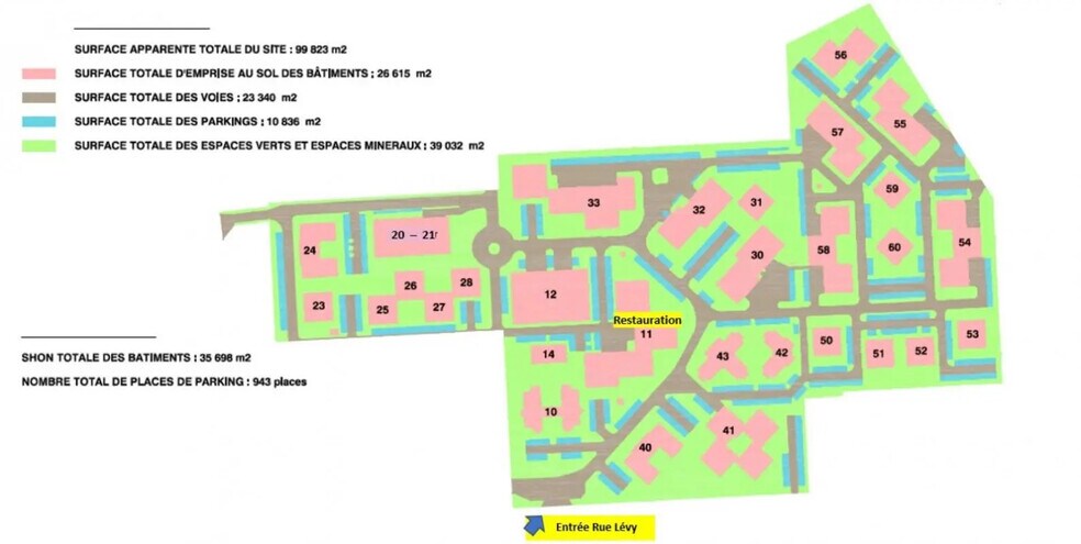 33 Avenue Du Docteur Georges Lévy, Vénissieux à louer - Plan de site - Image 1 de 15