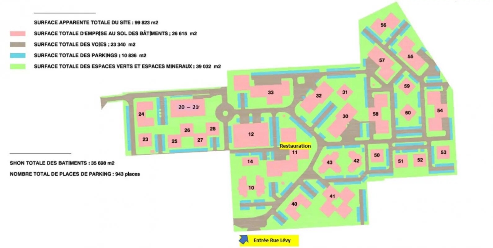 33 Avenue Du Docteur Georges Lévy, Vénissieux à louer Plan de site- Image 1 de 16