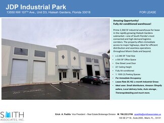 Plus de détails pour 13550 NW 107th Ave, Hialeah Gardens, FL - Industriel à louer