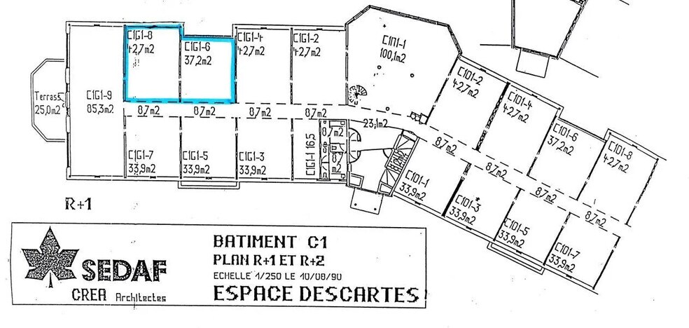 Rue Albert Einstein, Champs-sur-Marne for lease - Floor Plan - Image 2 of 10