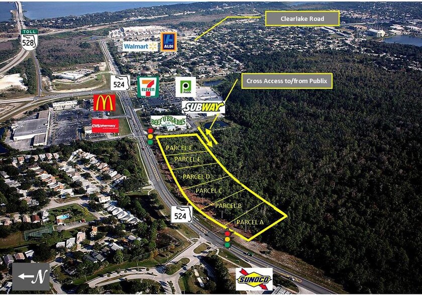 SR 524, Cocoa, FL à vendre - Aérien - Image 2 de 19