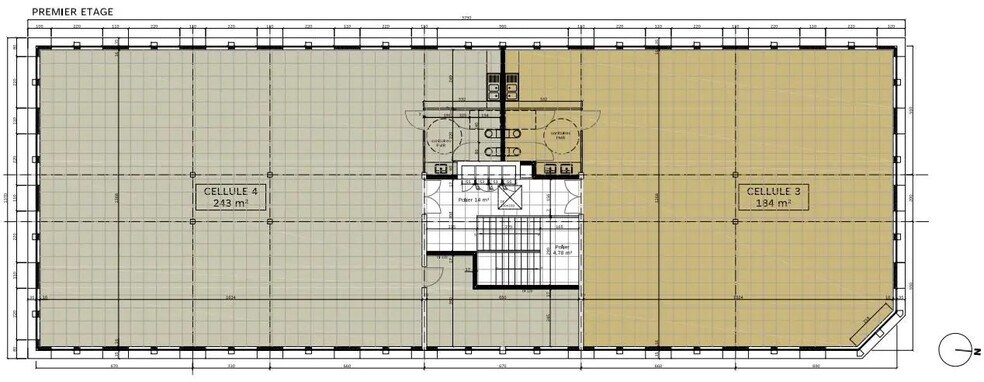 Bureau dans VILLENEUVE-D'ASCQ à louer - Plan d’étage - Image 3 de 3