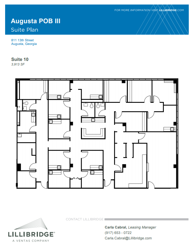 818 St Sebastian Way, Augusta, GA for lease Floor Plan- Image 1 of 1