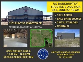 More details for 11515 State 32 hwy, Kingston, OK - Specialty for Sale