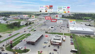 2408 W Central Ave, El Dorado, KS for lease Aerial- Image 2 of 7