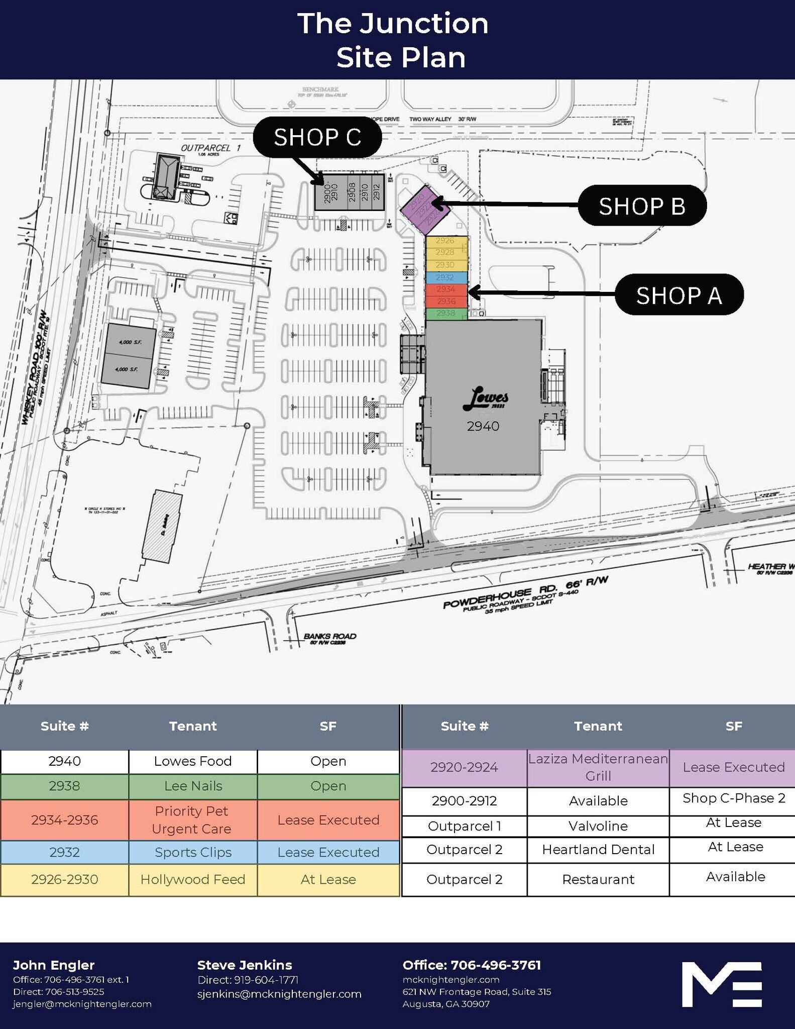 2952 Whiskey Rd, Aiken, SC for lease Site Plan- Image 1 of 3