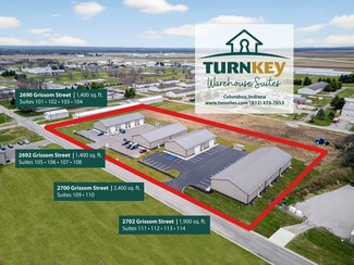 Plus de détails pour 2690 Grissom st, Columbus, IN - Industriel à louer