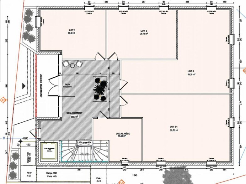 Bureau dans Bourgoin-Jallieu à vendre - Plan d’étage - Image 3 de 3