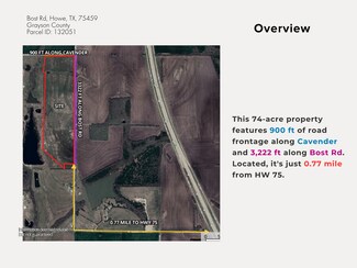 More details for Bost rd, Howe, TX - Land for Sale