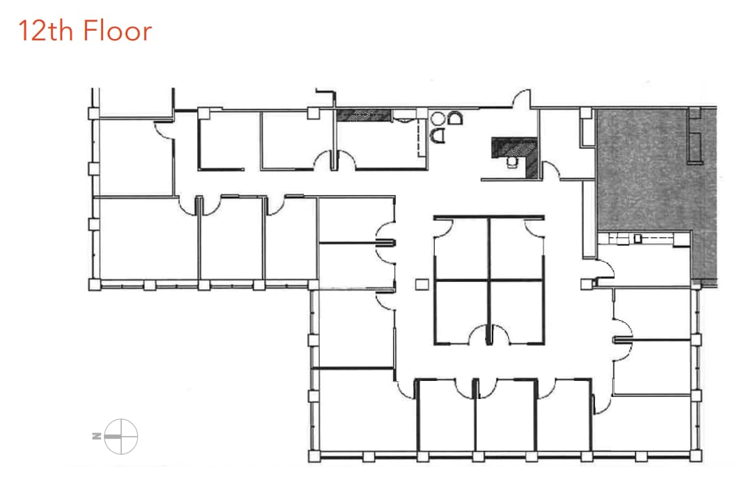 600 Stewart St, Seattle, WA à louer Plan d’étage- Image 1 de 1