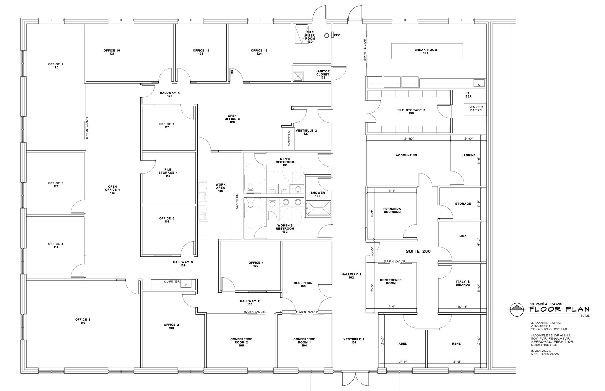 118 Mesa Park Dr, El Paso, TX à louer Plan de site- Image 1 de 1