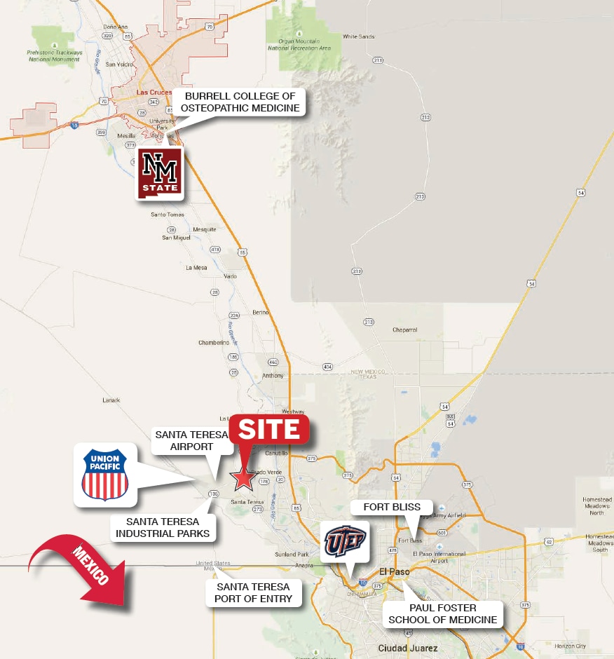 Pete Dominici Hwy & McNutt Rd, Santa Teresa, NM à vendre Photo principale- Image 1 de 3