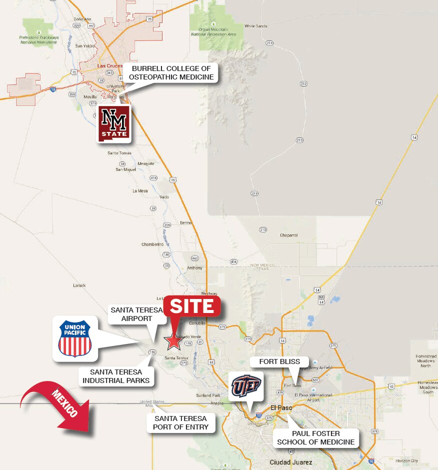 Pete Dominici Hwy & McNutt Rd, Santa Teresa, NM for sale Primary Photo- Image 1 of 3