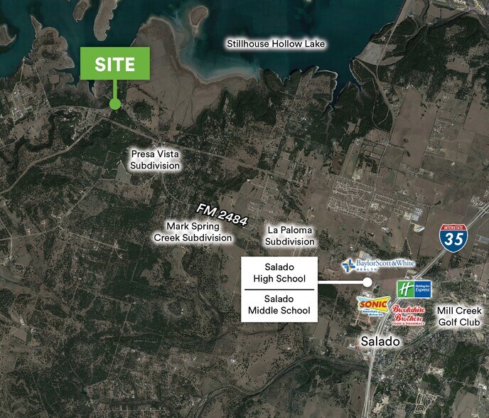 10500-10520 FM2484, Salado, TX à louer - Aérien - Image 2 de 5