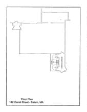 142 Canal St, Salem, MA à louer Plan d’étage- Image 1 de 6
