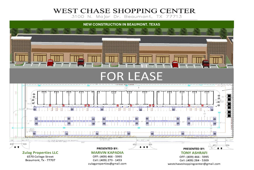 3100 N. Major Drive, Beaumont, TX for lease - Site Plan - Image 1 of 4