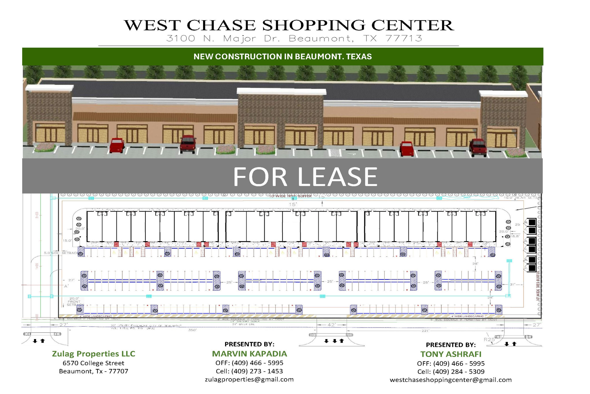 3100 N. Major Drive, Beaumont, TX for lease Site Plan- Image 1 of 6