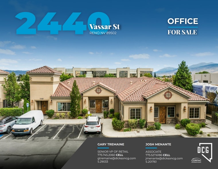 2440 Vassar St, Reno, NV à vendre - Photo du bâtiment - Image 1 de 7