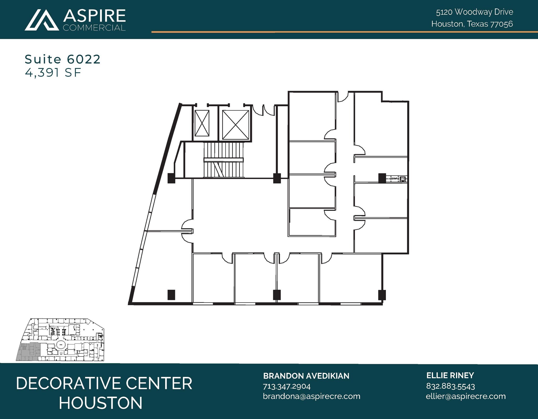 5120 Woodway Dr, Houston, TX for lease Floor Plan- Image 1 of 1