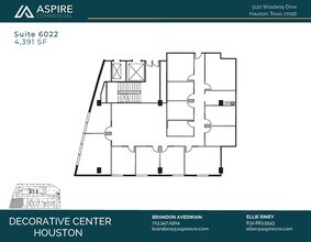 5120 Woodway Dr, Houston, TX for lease Floor Plan- Image 1 of 1