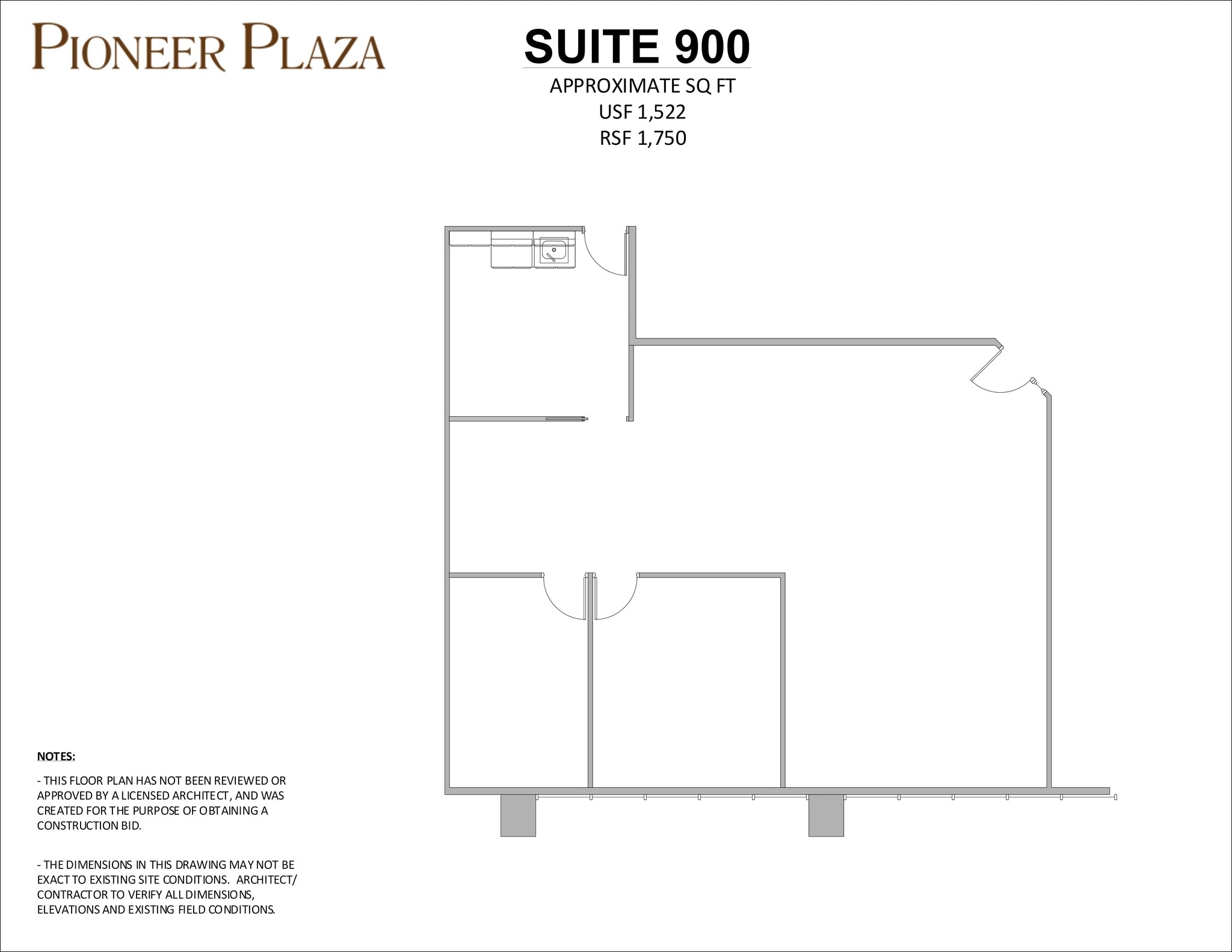 900 Fort Street Mall, Honolulu, HI à louer Plan de site- Image 1 de 1