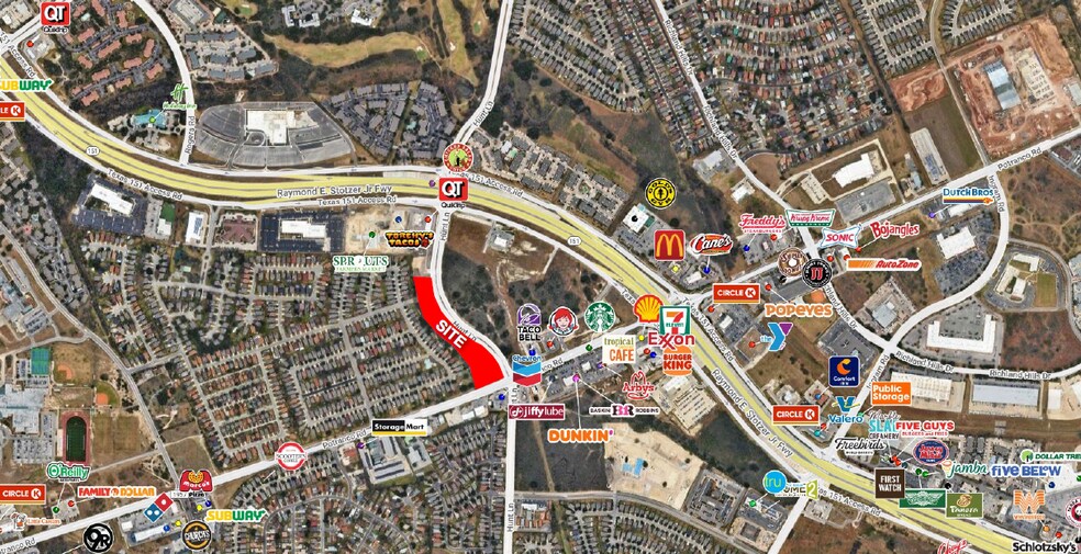 Hunt Lane, San Antonio, TX à vendre - Aérien - Image 1 de 3