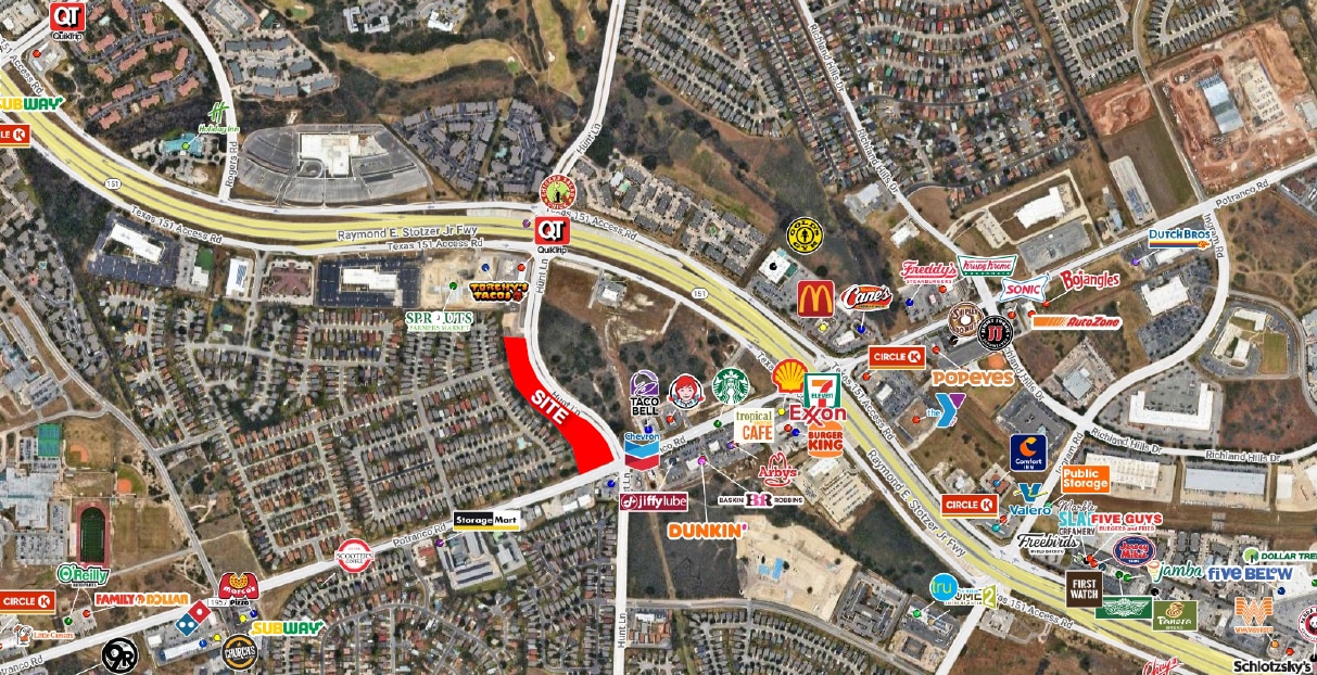 Hunt Lane, San Antonio, TX for sale Aerial- Image 1 of 4