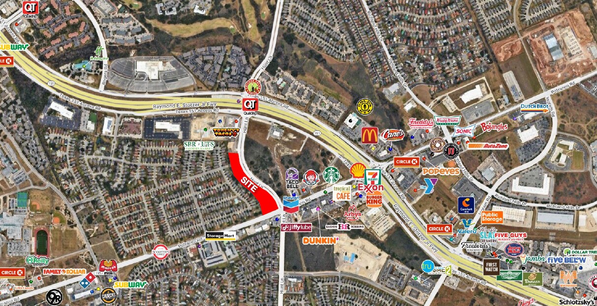 Hunt Lane, San Antonio, TX à vendre Aérien- Image 1 de 4