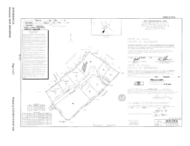 Honeywood Trl, Port Arthur, TX for sale - Plat Map - Image 2 of 5