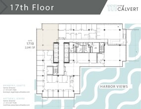 111 S Calvert St, Baltimore, MD for lease Floor Plan- Image 1 of 1