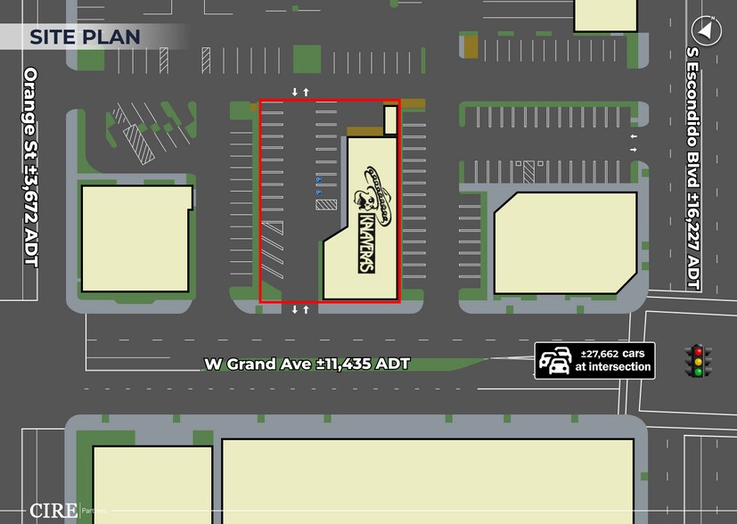 340 W Grand Ave, Escondido, CA à vendre - Plan de site - Image 2 de 6
