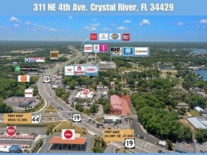 311 NE 4th Ave, Crystal River, FL - Aerial  map view - Image1