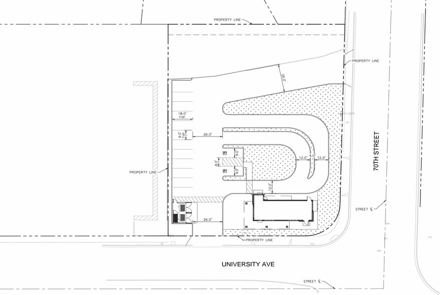 6970-6990 University Ave, La Mesa, CA for lease - Site Plan - Image 3 of 4