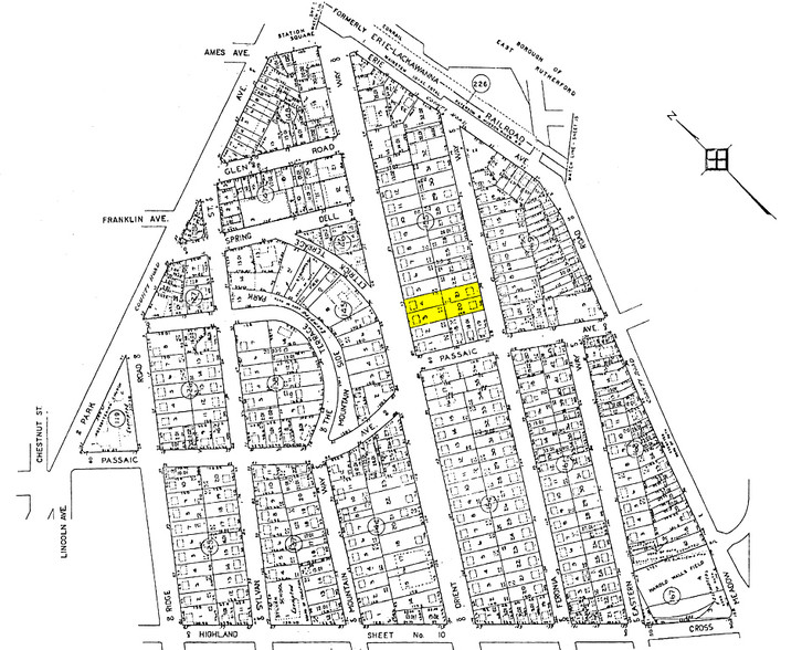 75 Orient Way, Rutherford, NJ à vendre - Plan cadastral - Image 1 de 1