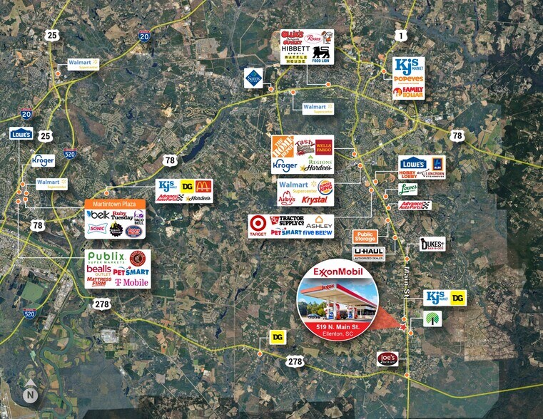 519 Main St N, New Ellenton, SC à vendre - Photo du bâtiment - Image 2 de 5